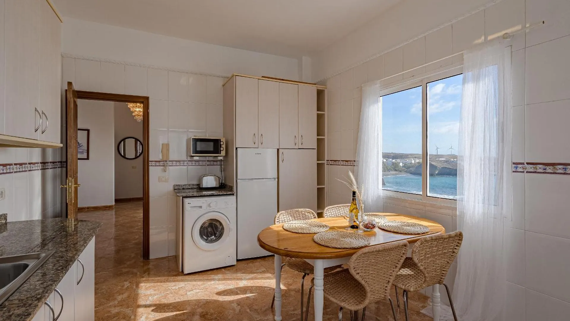 2 Bedroom Unique Ocean View Apartment In Tajao La Mareta Spagna